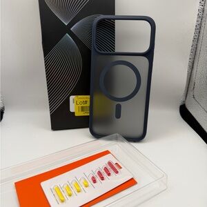 Torras Magsafe Blue iPhone 17 Pro Max Shockproof case. New